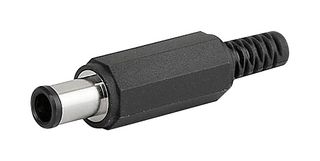 SCHURTER 4840.1230 DC Power Connector, Plug, 2 A, 9.5 mm, Cable Mount, Solder
