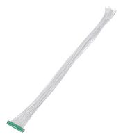 HARWIN G125-FC15005F1-0150L Cable Assembly, Black / Green, Gecko Screw Lock Receptacle to Free End, 50 Ways, 1.25 mm, 2 Row