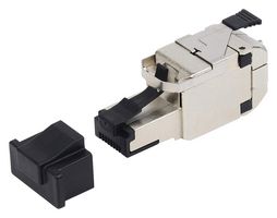 BELDEN RVAFPSME-S1 Modular Connector, RJ45 / RJ11 Jack, 1 x 1 (Port), Cat6a, Panel Mount