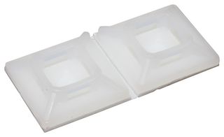 3M 6294 Cable Tie Mount, Screw, Natural, Nylon (Polyamide), 19 mm, 19 mm