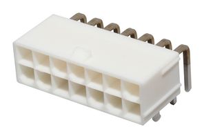 MOLEX 39-30-1242 Pin Header, Wire-to-Board, 4.2 mm, 2 Rows, 24 Contacts, Through Hole Right Angle