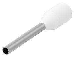 TE CONNECTIVITY - AMP 966067-3 Wire Ferrule, Single Wire, 20 AWG, 0.6 mm², 10 mm, White