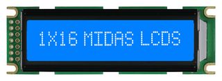 MIDAS DISPLAYS MC11606C6W-BNMLW