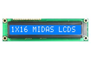 MIDAS DISPLAYS MC11608A6W1-BNMLW