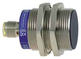 TELEMECANIQUE SENSORS XS1N30PA349D Inductive Proximity Sensor, OsiSense XS, M30, 20 mm, Cylindrical, PNP, 12 to 24 Vdc