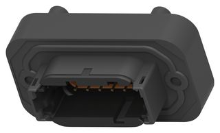 TE CONNECTIVITY - DEUTSCH DTM15-12PA Automotive Connector, DTM Series, Straight Receptacle, 12 Contacts, PCB Pin, Plastic Body