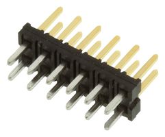 MOLEX 87758-1216 Pin Header, Board-to-Board, 2 mm, 2 Rows, 12 Contacts, Through Hole Straight