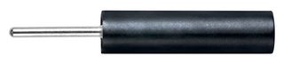 SCHUTZINGER LB 4-1.5 S NI / 13.5 / SW Banana Test Connector, Jack, Cable Mount, 20 A, 1 kV, Nickel Plated Contacts, Black