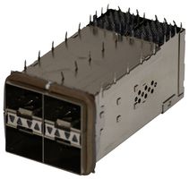 MOLEX 170071-2011 I/O Connector, 80 Contacts, Receptacle, zSFP+, Press Fit Right Angle, zSFP Plus 170071 Series