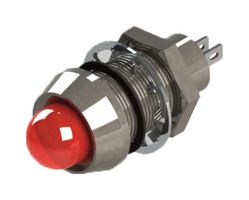 MARL 514-102-23 LED Panel Mount Indicator, Red, 28 VDC, 12.7 mm, 20 mA, 450 mcd, IP67