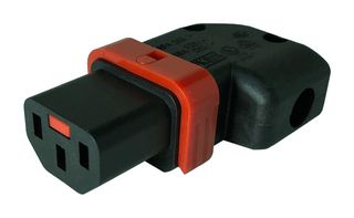 TE CONNECTIVITY - SCHAFFNER IL13P-L-C14-H05-3100-200 Mains Power Cord, IEC 320 C13 to IEC 320 C14, 2 m, 10 A, 250 VAC, Black, IL13P Series