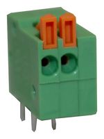 CAMDENBOSS CSTBP254H/2 Wire-To-Board Terminal Block, 2.54 mm, 2 Ways, 28 AWG, 16 AWG, 1.3 mm², Push In