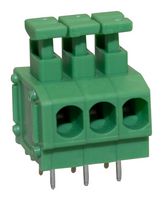 CAMDENBOSS CSTBP381/3 Wire-To-Board Terminal Block, 3.81 mm, 3 Ways, 28 AWG, 16 AWG, 1.3 mm², Push In