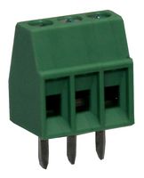 CAMDENBOSS CTBP2054/3 Wire-To-Board Terminal Block, 2.54 mm, 3 Ways, 26 AWG, 18 AWG, 1 mm², Screw