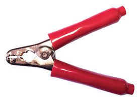 MUELLER ELECTRIC BU-41A-2 BATTERY CLIP, 200A, 39.7MM, RED