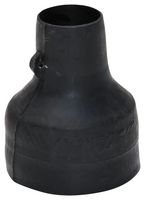 TE CONNECTIVITY - RAYCHEM 202K132-100/180-0 Heat Shrink Boot, Straight Lipped, 1.18 ", 30 mm, Black, 2.17 ", 55 mm