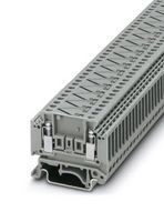 PHOENIX CONTACT 3100062 DIN Rail Mount Terminal Block, 4 Ways, 24 AWG, 12 AWG, 2.5 mm², Screw, 1 A