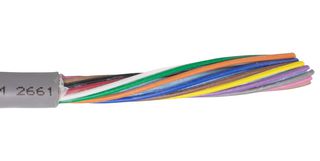 ALPHA WIRE 86204 SL001 Multicore Cable, Unscreened, 4 Core, 24 AWG, 0.2 mm², 1000 ft, 305 m