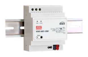 MEAN WELL KNX-40E-1280 AC/DC DIN Rail Power Supply (PSU), ITE, 1 Output, 38.4 W, 30 VDC, 1.28 A