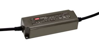 MEAN WELL PWM-60-12DA LED Driver, LED Lighting, 60 W, 12 VDC, 5 A, Constant Voltage, 90 V