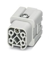 PHOENIX CONTACT 1585281 Heavy Duty Connector, HEAVYCON, Insert, 4+PE Contacts, D7, Receptacle, Push Lock Socket