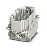 PHOENIX CONTACT 1407730 Heavy Duty Connector, HEAVYCON, Insert, 10+PE Contacts, B10, Plug, Push Lock Pin
