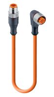 LUMBERG AUTOMATION RST 4-RKWT/LED P 4-251/4 M Sensor Cable, 4 Pos, 4 m, 13.1 ft, RST-RKWT/LED Series