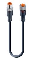 LUMBERG AUTOMATION RST 4-RKT 4-225/1,5 M Sensor Cable, 4 Pos, 1.5 m, 4.9 ft, RST-RKT Series