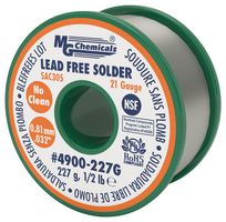 MG CHEMICALS 4900-227G SOLDER WIRE, NO CLEAN, 21AWG, 227G
