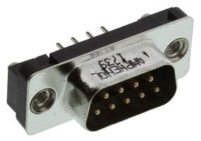 AMPHENOL COMMUNICATIONS SOLUTIONS L717TSEH09POL2RM5 D Sub Connector, Standard, Plug, TS, 9 Contacts, DE, Solder