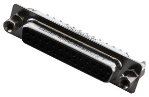 AMPHENOL COMMUNICATIONS SOLUTIONS L77SDBH25SOL2RM8 D Sub Connector, Standard, Receptacle, SD, 25 Contacts, DB, Solder