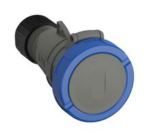 AMPHENOL SINE/TUCHEL 2CMA101142R1000 Pin & Sleeve Connector, 32 A, 250 V, Cable Mount, Socket, 2P+E, Blue, Grey