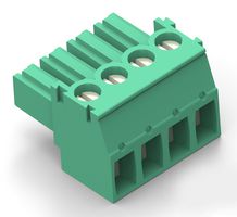 TE CONNECTIVITY - BUCHANAN 1986371-2 Pluggable Terminal Block, 3.5 mm, 2 Ways, 2 mm², Screw