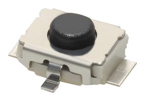 OMRON ELECTRONIC COMPONENTS B3U-1100P-B Tactile Switch, B3U Series, Top Actuated, Surface Mount, Round Button, 153 gf, 50mA at 12VDC