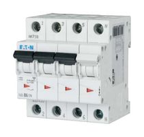 EATON MOELLER FAZ6-C32/3N Thermal Magnetic Circuit Breaker, 3P+N, 6kA, FAZ6 Series, 32 A, 3 Pole, 230 V, DIN Rail