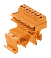 WEIDMULLER 1846140000 Pluggable Terminal Block, w/ Clip-on Feet, 5.08 mm, 6 Ways, 2.5 mm², Screw