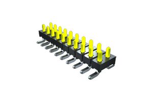 SAMTEC TMM-122-01-S-D Pin Header, Board-to-Board, 2 mm, 2 Rows, 44 Contacts, Through Hole, TMM
