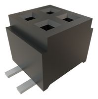 SAMTEC CLM-102-02-F-D PCB Receptacle, Board-to-Board, 1 mm, 2 Rows, 4 Contacts, Surface Mount
