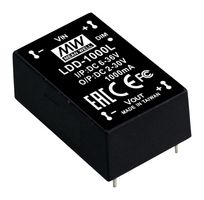 MEAN WELL LDD-1000L LED Driver DC/DC Converter, LDD-L, 30 W, 30 V, 1 A, Analogue, PWM