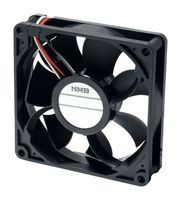NMB TECHNOLOGIES 08020SA-24N-EA-00 DC Axial Fan, 24 V, Square, 80 mm, 20 mm, Ball Bearing, 42.4 CFM