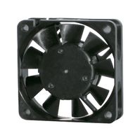 NMB TECHNOLOGIES 06015KA-12N-AA-00 DC Axial Fan, 12 V, Square, 60 mm, 15 mm, Ball Bearing, 18.3 CFM