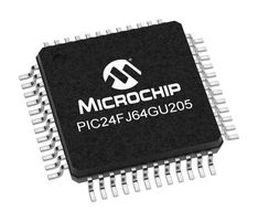 MICROCHIP PIC24FJ64GU205-I/PT