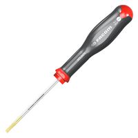 FACOM AT3.5X75 Screwdriver, Slotted, 75 mm Blade, 3.5 mm Tip, 178 mm OVL