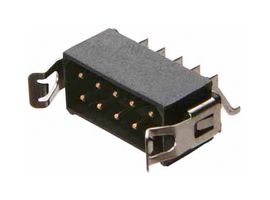 HARWIN M80-6662042 Pin Header, With Latch, Board-to-Board, Wire-to-Board, 2 mm, 2 Rows, 20 Contacts