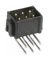 HARWIN M80-8414442 Pin Header, Board-to-Board, Wire-to-Board, 2 mm, 2 Rows, 44 Contacts, Through Hole Right Angle