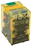 IDEC RU2S-D24 Power Relay, DPDT, 24 VDC, 10 A, RU Series, Socket, Non Latching