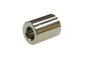 MULTICOMP PRO MP008167 Spacer, Round, Brass, 3.2mm Internal Dia, 6mm External Dia, 8mm Length