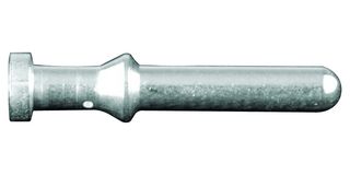 TE CONNECTIVITY T2040001040-000 Heavy Duty Connector Contact, MM, Pin, 12 AWG, Crimp, 40 A, Brass