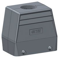 TE CONNECTIVITY T1329320125-000 Heavy Duty Connector, Hood, Top Entry, Aluminium Alloy Body, 2 Lever, H32A