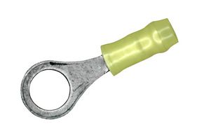 TE CONNECTIVITY - AMP 35151 Ring Tongue Terminal, M12, 1/2", 10 AWG, 6.64 mm², PIDG, Yellow